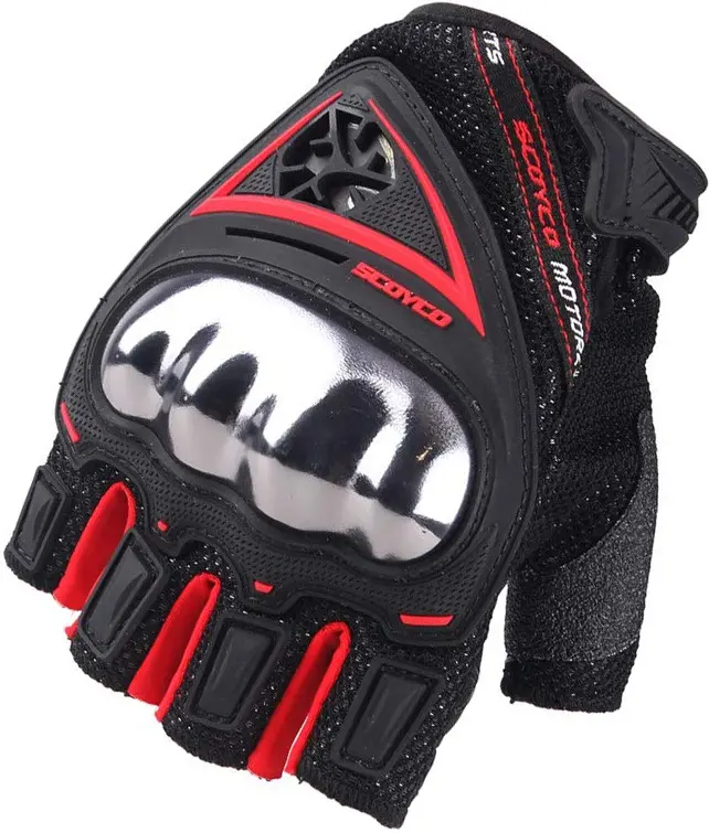 scoyco eldiven MC 44 ( RED ) yarım