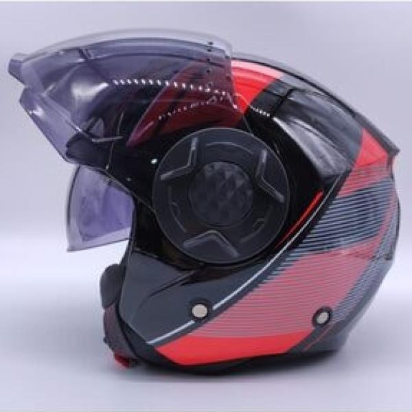 MTS kask 625 red graphic