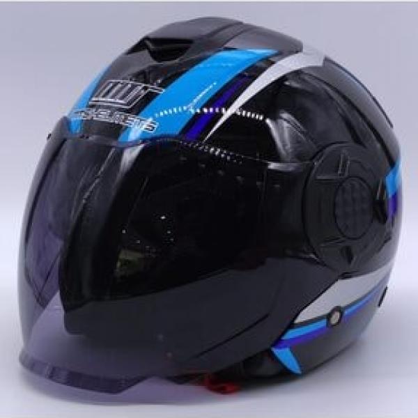 MTS kask625 blue graphic
