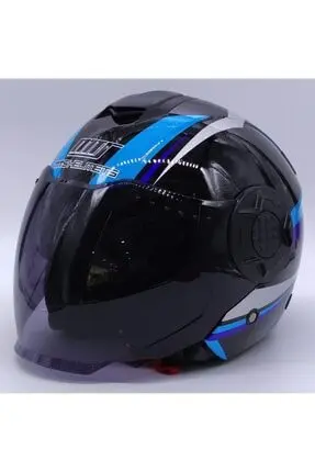 MTS kask625 blue graphic
