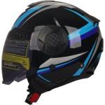 MTS kask625 blue graphic