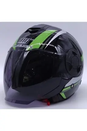 MTS kask 625 green graphic