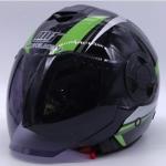MTS kask 625 green graphic