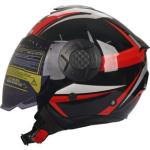 MTS kask 625 red graphic