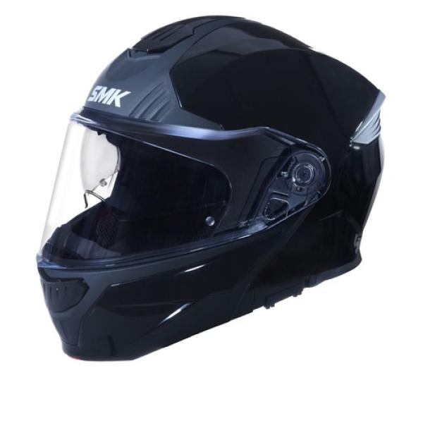 kask Smk Gullwing Blank ( Çene Açılır ) siyah
