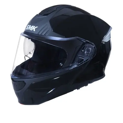 kask Smk Gullwing Blank ( Çene Açılır ) siyah