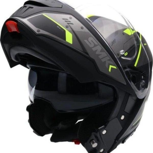 Smk Gullwing Tekker neon Çene Açılır kask