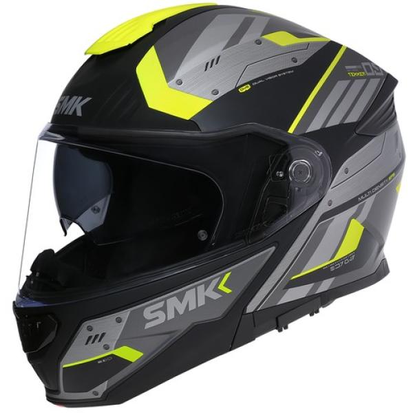 Smk Gullwing Tekker neon Çene Açılır kask