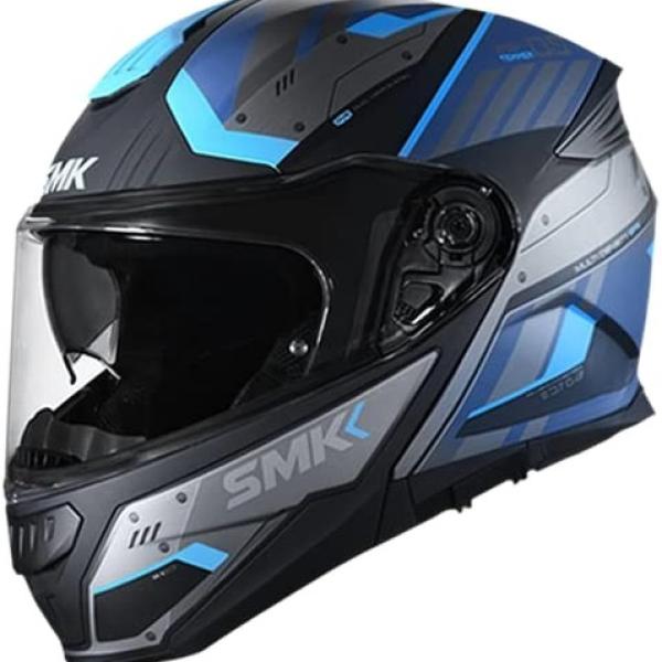 Smk Gullwing Tekker blue Çene Açılır kask