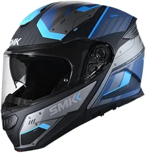 Smk Gullwing Tekker blue Çene Açılır kask