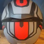 kask Rapido-x RX Z19 ( red grafik )