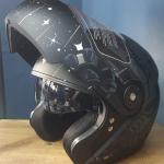 kask Rapido-x RX Z19 ( yıldızlı gri grafik )