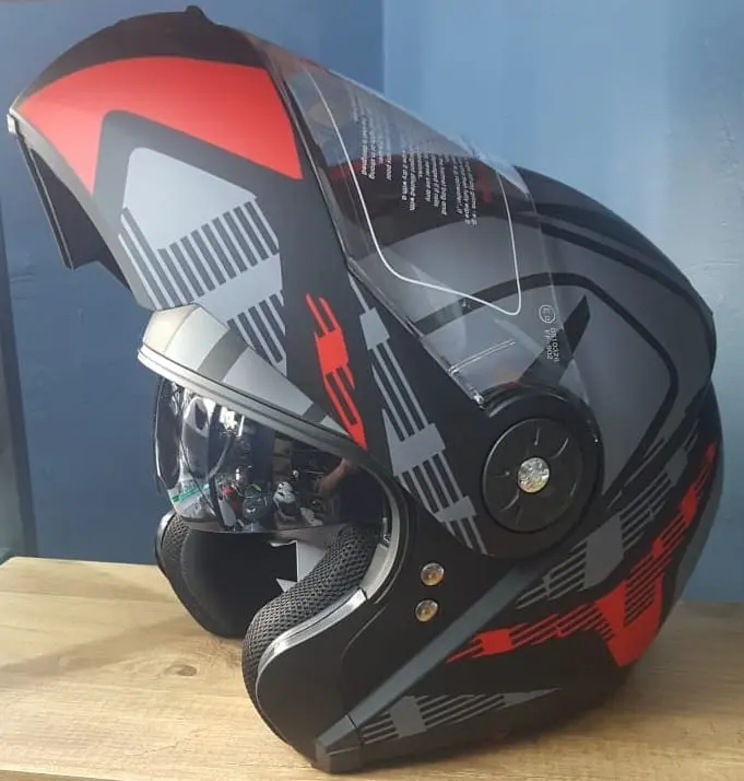kask Rapido-x RX Z19 ( red grafik )