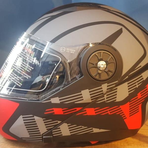 kask Rapido-x RX Z19 ( red grafik )