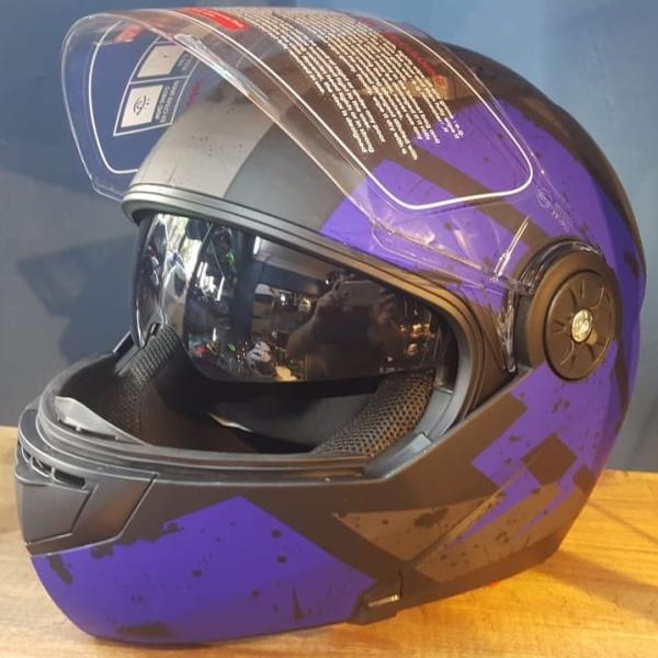 kask Rapido-x RX Z19 ( mavi grafik )